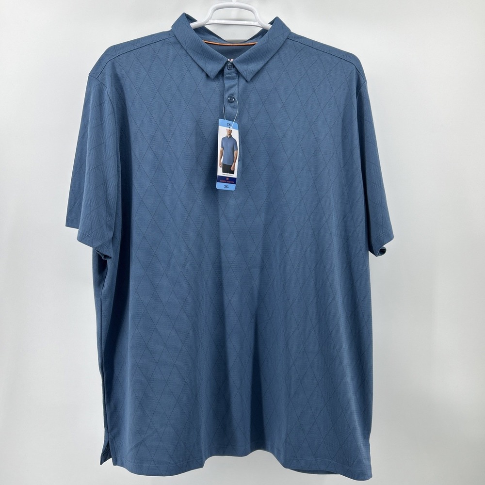 New Modern Ambition Polo Shirt Men's XXXL 3XL Golf Short Sleeve Technical NWT
